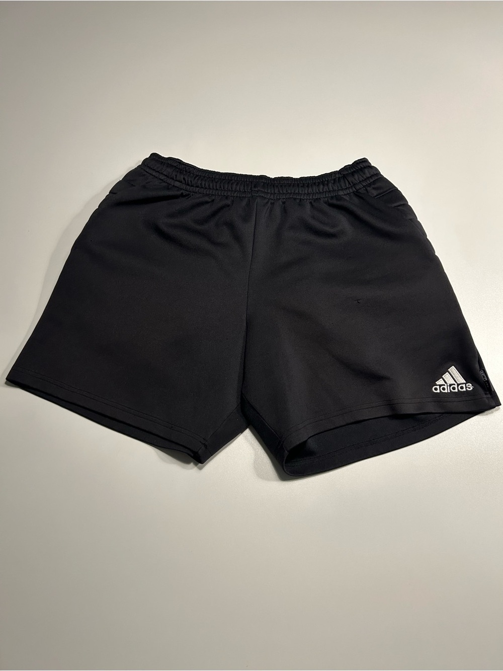 adidas Climalite Tierro Black Padded Soccer Goalie Goalkeeper Shorts